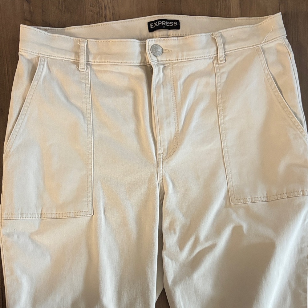 Express High Rise Beige Pants